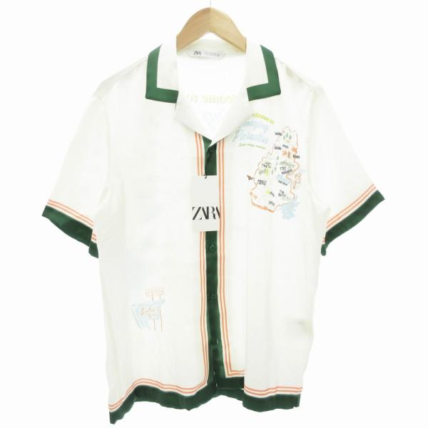 【未使用XL】FR2GOLF 半袖　オープンカラーシャツ　カーキ vectorpremium_167-102506300014