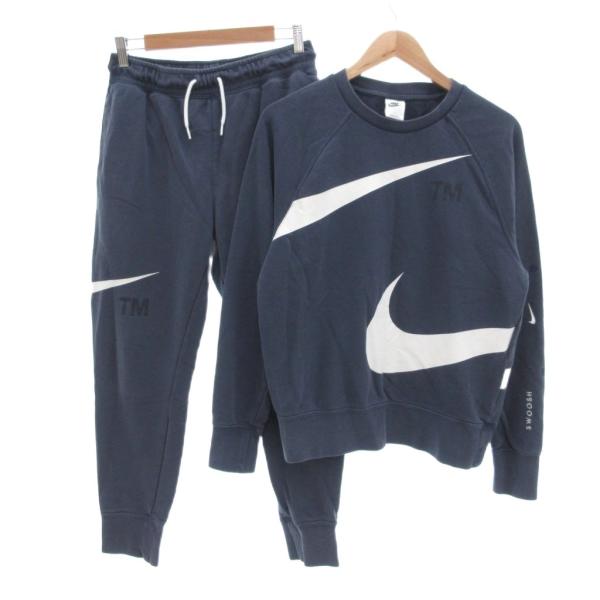 新品 Msize ナイキ 上下セットアップ パーカー ジョガーパンツ 青 新品未使用】NIKE ナイキ スウェット上下 上下セット トレーナー
