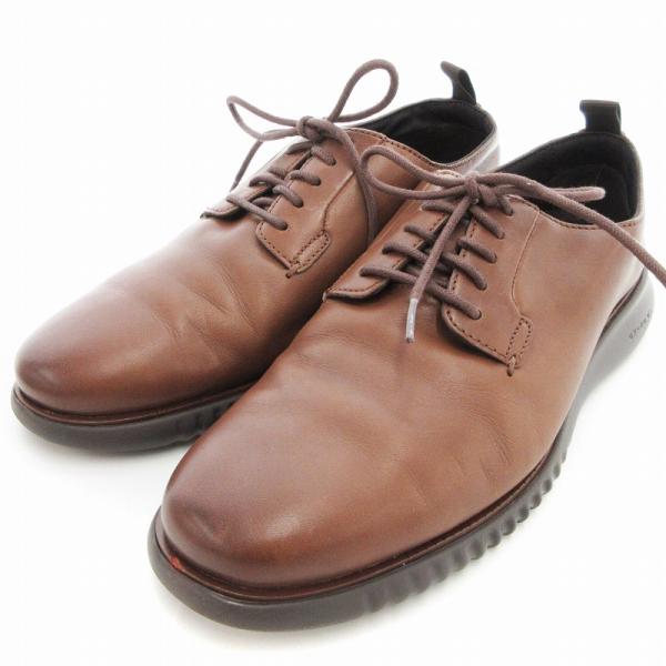 コールハーン　COLE HAAN (9W) 革靴　レザードレスシューズ コールハーン COLE HAAN ゼログランド プレーントゥ レザー