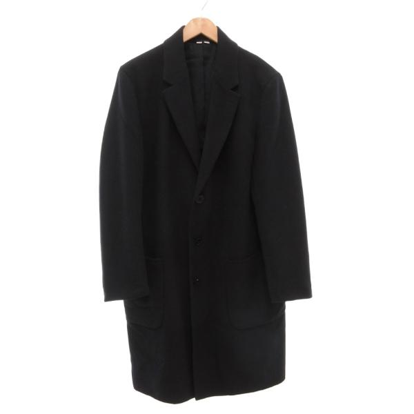 【近年 極美品 XL メリノウール】ユナイテッドアローズ　チェスターコート　紺 近年 極美品 XL メリノウール】ユナイテッドアローズ チェスターコート