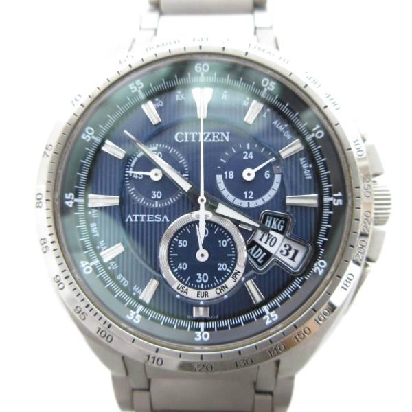 【CITIZEN】　ATD53-3082 エコドライブ　電波ソーラー シチズン CITIZEN 腕時計 エコドライブ 電波ソーラー ATTESA クロノ