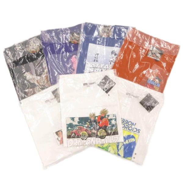 【中古】未使用品 ユニクロ UNIQLO ドラゴンボール UT グラフィックTシャツ コンプリートBOX 半袖 7枚セット M 白 ユニクロ（UNIQLO） 未使用品 ドラゴンボール UT グラフィックTシャツ