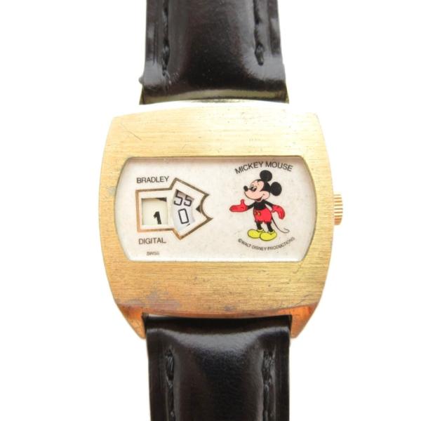 ジャンク品 BRADLEY ヴィンテージミッキー腕時計 ブラッドレイ BRADLEY ヴィンテージ ジャンク品 ミッキーマウス
