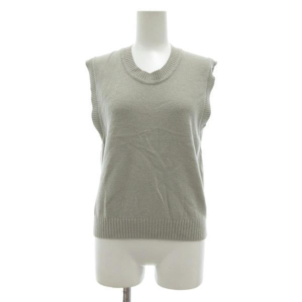 MHL マーガレットハウエル ウール100%ニット ベスト アイボリー サイズⅡ MHL マーガレットハウエル ウール100%ニット ベスト アイボリー サイズ