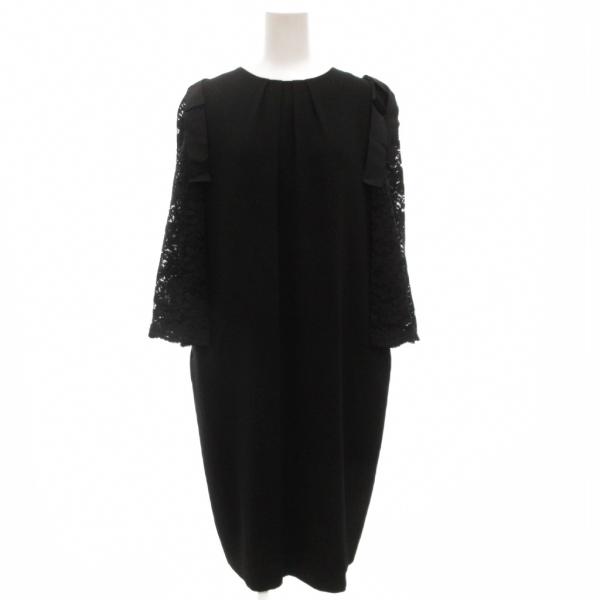 【中古】ネミカ バイ レリアン NEMIKA by Lelian オケージョン ドレス ワンピース フォーマル 11 七分袖 リボン ネミカ バイ レリアン NEMIKA by Lelian オケージョン ドレス