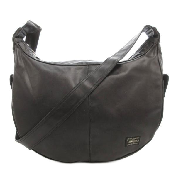 極美品✨PORTER フリースタイル ショルダーバッグ ブラック ハーフムーン PORTER ポーター フリースタイル FREE STYLE ショルダーバッグ 斜め