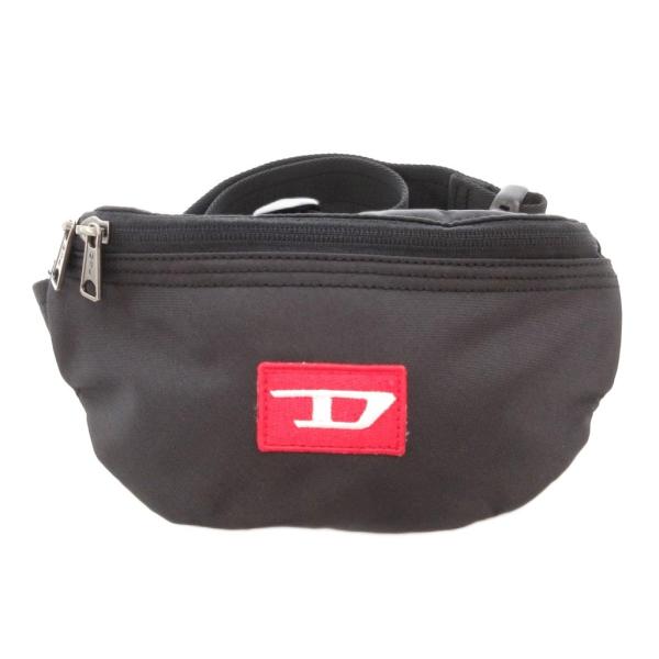 DIESEL（ディーゼル） 美品 ボディバッグ ウエストバッグ ミニ ロゴ 黒