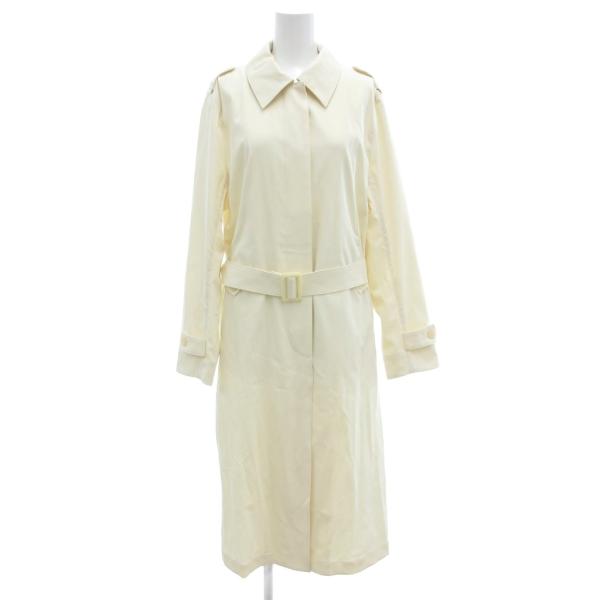 lignaggio ムーンバット ステンカラーコート トレンチ ベルト付き M アイボリー /UO レディース