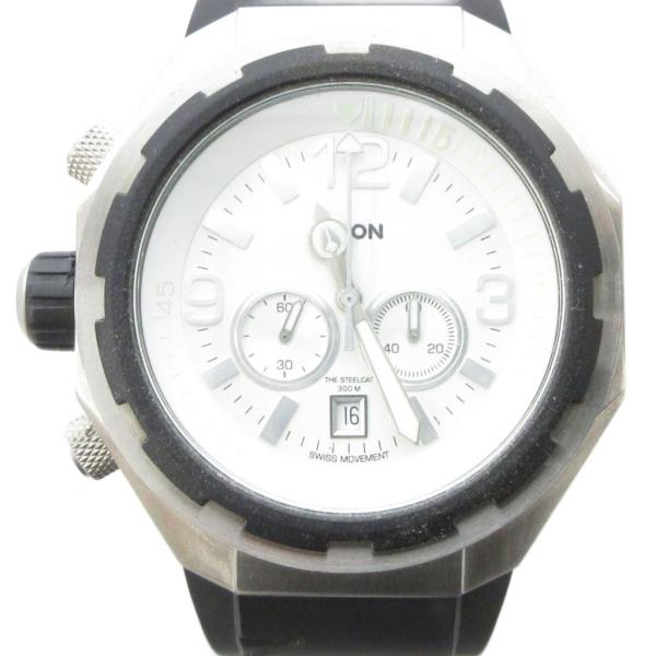 ニクソン NIXON ジャンク品 THE STEELCAT 腕時計 アナログウォッチ