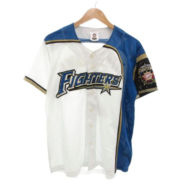 北海道日本ハムファイターズ 西川遥輝 レプリカユニフォーム(ホーム・Lサイズ) 美品 北海道日本ハムファイターズ 刺繍 ホーム レプリカ ユニフォーム