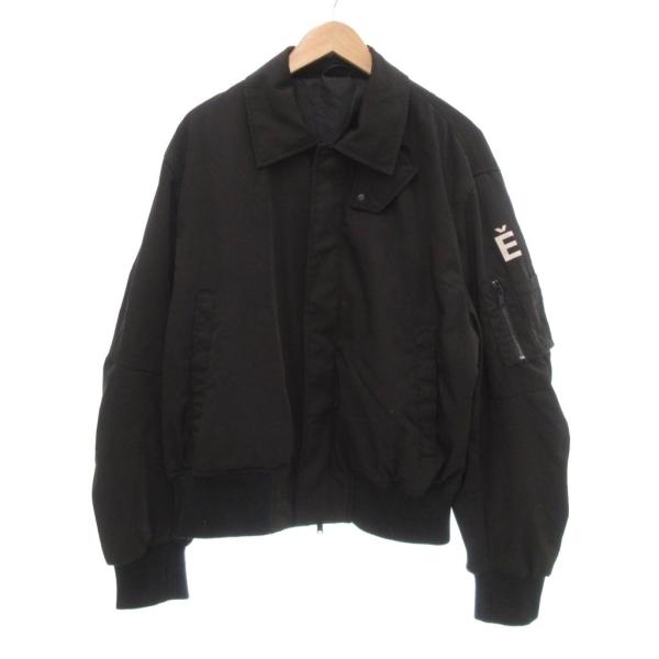 ZARA（ザラ） ボンバージャケット 中綿 ブルゾン テキスト バック