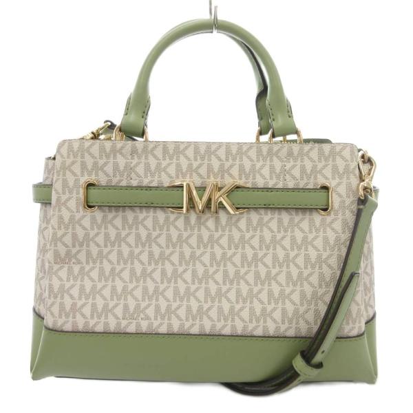 マイケルコース MICHAEL KORS Reed Small Belted Logo Satchel