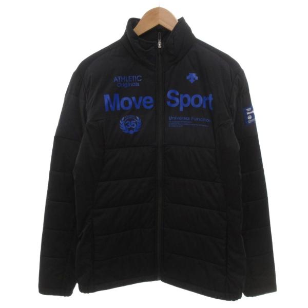 デサント DESCENTE GOLF 中綿ジャケット ブルゾン L 黒 ブラック