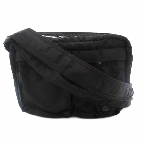 未使用級 ポーターPORTERタンカー ショルダーバッグ ボディーバック 黒 PORTER ポーター タンカー ショルダーバッグ 斜め掛け クロスボディ