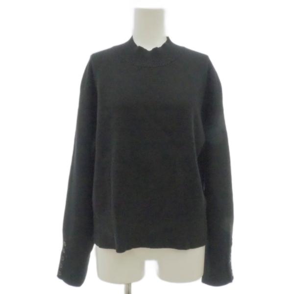 グローバルワーク GLOBAL WORK ニット セーター ハイネック 長袖 L 黒 /UO レディース