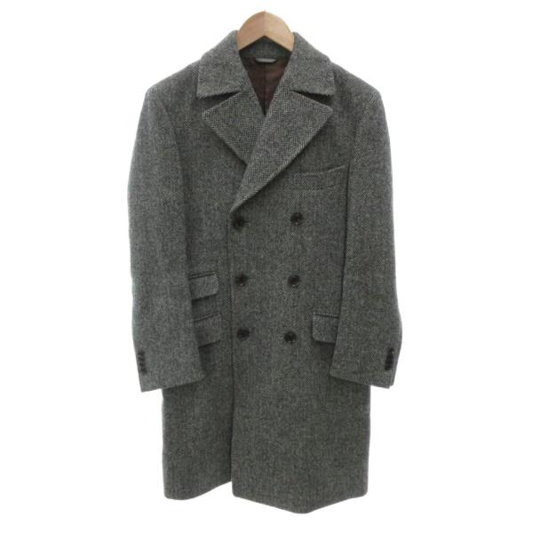 麻布テーラー azabu tailor ハリスツイード チェスターコート ダブル