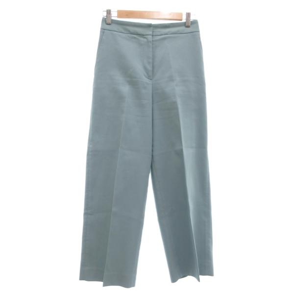 ボールジー BALLSEY トゥモローランド 21SS ダブルドビー セミワイドクロップドパンツ 34 ライトブルー /MG レディース