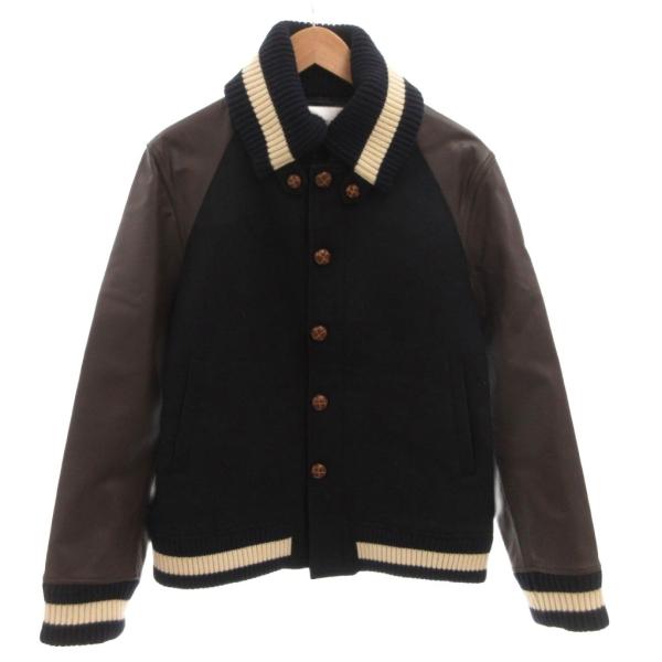 モルガンオム MORGAN HOMME スタジャン ジャケット ブルゾン ゴート