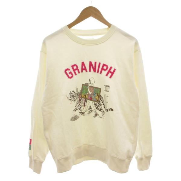 グラニフ graniph 中村佑介 スウェットシャツ トレーナー プリント 