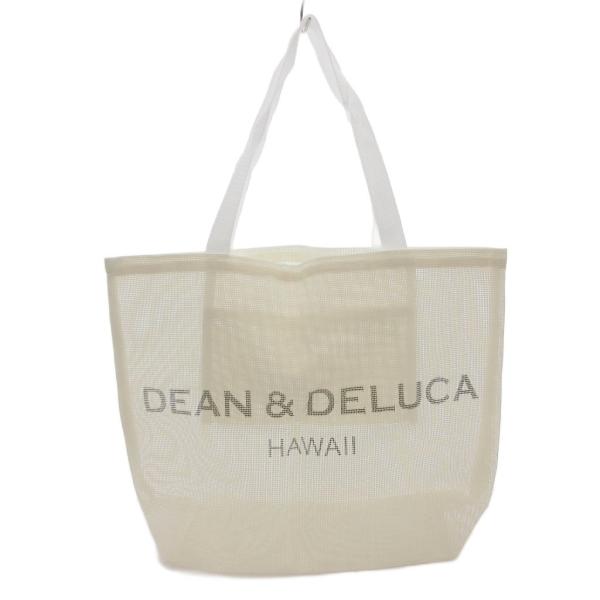 DEAN & DELUCA メッシュトートバッグ　ホワイト　XS ディーンアンドデルーカ DEAN&DELUCA HAWAII メッシュトートバッグ