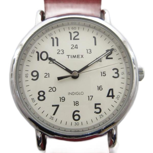 タイメックス TIMEX ウィークエンダー セントラルパーク 腕時計 クォーツ シルバーカラー 文字盤ホワイト /MG メンズ