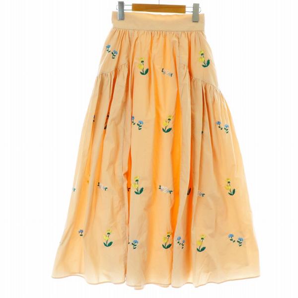 チェスティ Chesty 22SS フレアスカート ギャザー ロング マキシ  