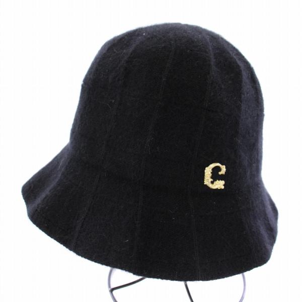 カシラ CA4LA ハット 帽子 アンゴラ混 黒 KTZ02270 /TK