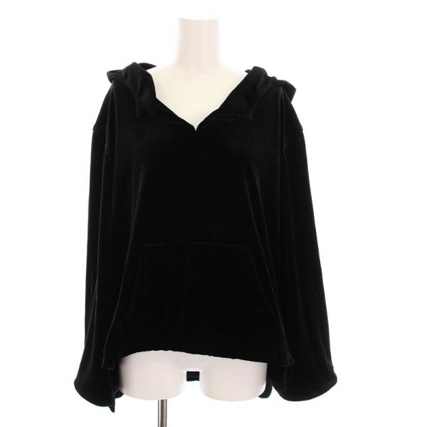 FOXEYフォクシーニューヨーク フード付きホワイトパーカー ベロア38 FOXEYフォクシーニューヨーク フード付きホワイトパーカー ベロア38