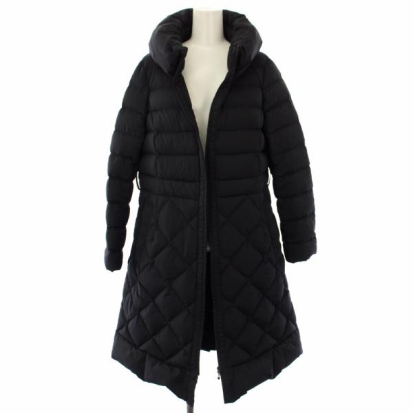 【中古】トゥービーシック TO BE CHIC ロイカストレッチ ロングダウンコート アウター 44 黒 W7A03-237-09 レディース トゥービーシック TO BE CHIC ロイカストレッチ ロングダウンコート