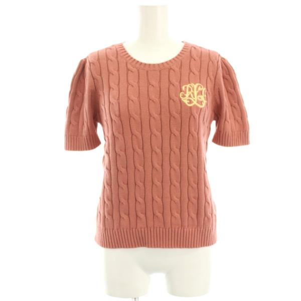 ローレンラルフローレン LAUREN RALPH ケーブルニット カットソー ロゴ