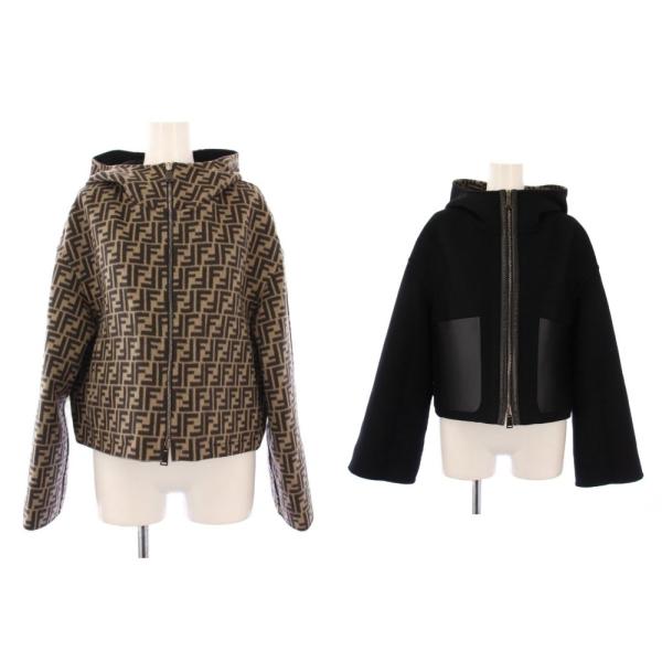 FENDI（フェンディ） FENDI FFロゴリ バーシブル クロップドジャケット