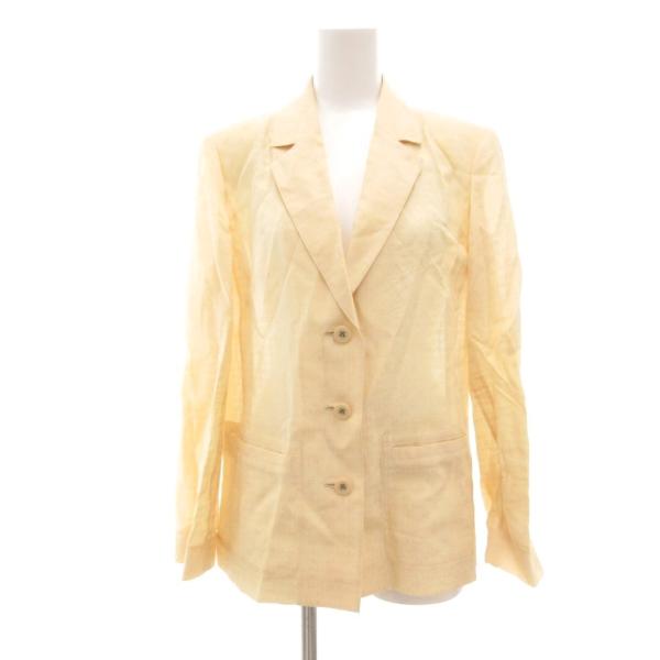 LEONARD（レオナール） シアー シースルー テーラードジャケット 絹