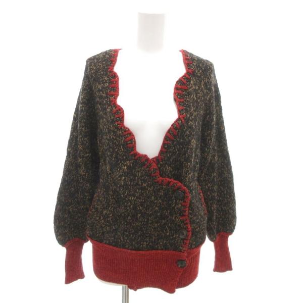 ミナペルホネン mina perhonen 美品 カーディガン ニット スカラップ
