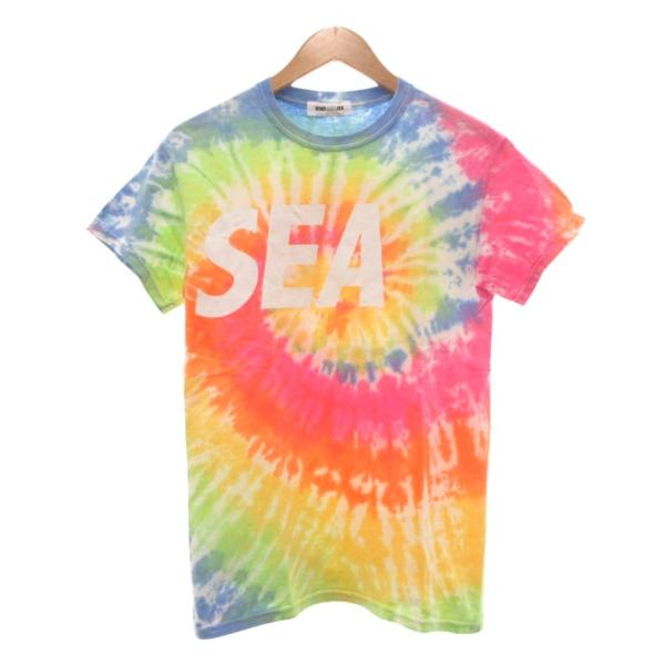 ウィンダンシー WIND AND SEA Tシャツ S エタニティ タイダイ 派手色