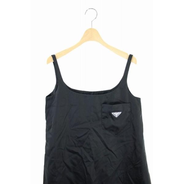 中古 ワンピース プラダ Prada ミニ レディース 19ss ワンピース キャミ ミニ 36 黒 Ao Os レディース ベクトル 古着 170 ブランド古着販売のベクトル