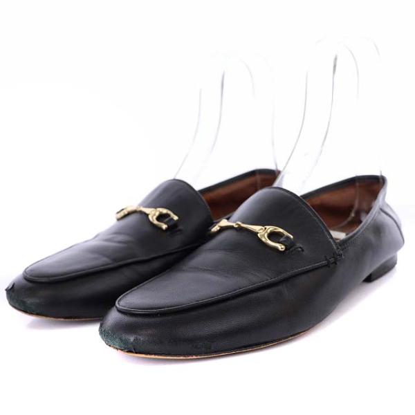 コーチ COACH ハーレービットローファー レザー 7C 24.5cm 黒 ブラック