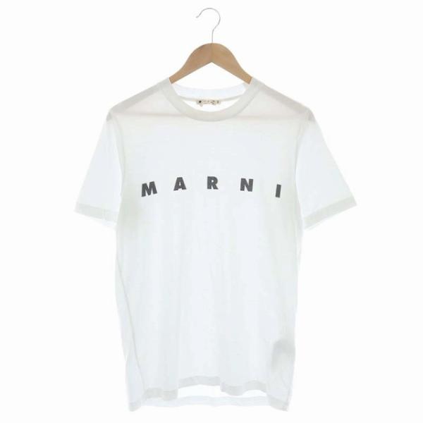 2022発売 マルニ MARNI 20AW ロゴTシャツ カットソー クルーネック