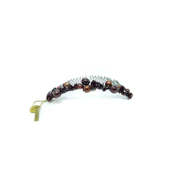 コレットマルーフ colette malouf ワイヤーコーム ヘアアクセサリー 赤