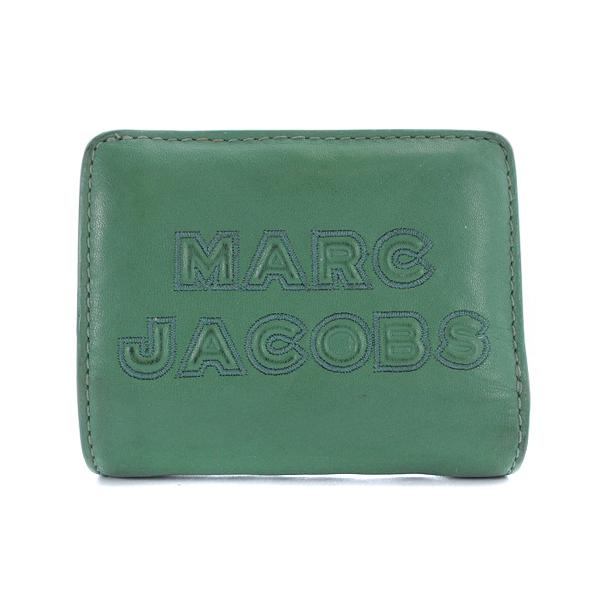 マークジェイコブス MARC JACOBS フラッシュ ロゴ 二つ折り財布 レザー