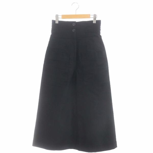 エリンELIN 18AW ハイウエストタックロップドパンツ 38 