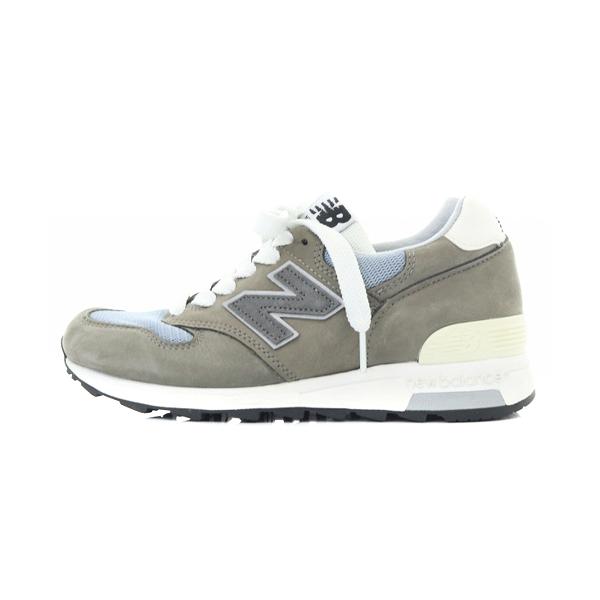 ニューバランス NEW BALANCE スニーカー ロゴ スエード 23cm グレー M1400WA...