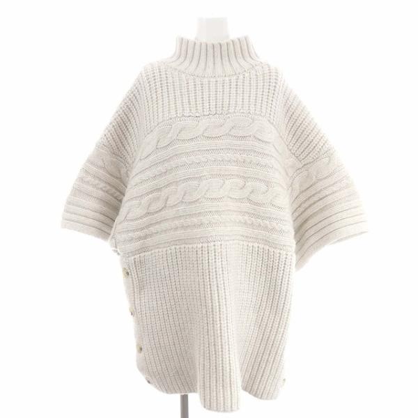 ウィルフリー willfully traverse cable half sleeve knit M/OP ニット 