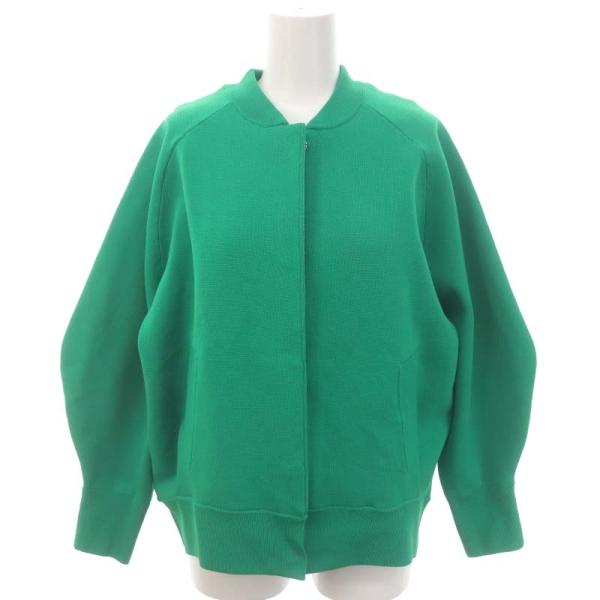 machatt マチャットアモッサニットブルゾングリーン