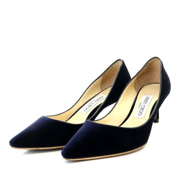 ジミーチュウ JIMMY CHOO ROMY 60 パンプス ハイヒール ベルベット 