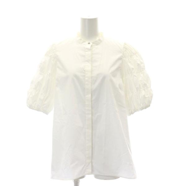 アナイ ANAYI 24SS タイプライターギャザースリーブ ブラウス シャツ
