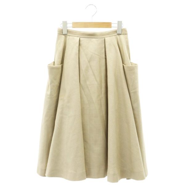 FOXEY ベージュ フレアスカート Foxy New York ベージュ フレアスカート