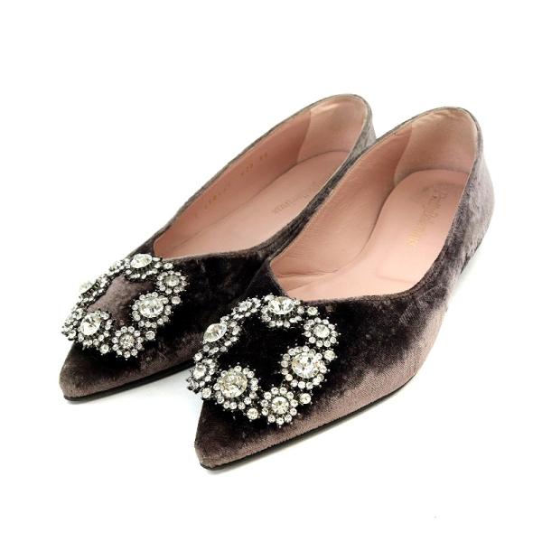 プリティバレリーナ フラットシューズ パンプス ポインテッド