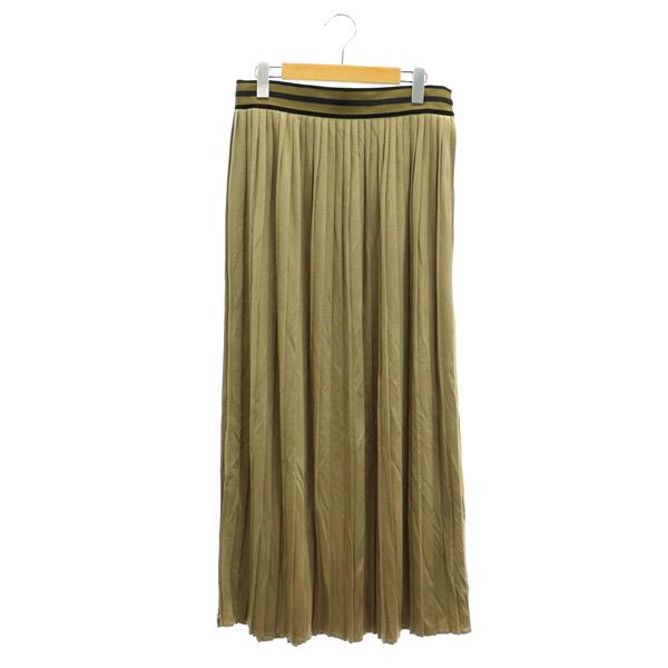 ザ リラクス THE RERACS プリーツスカート ロング レーヨン混 38  