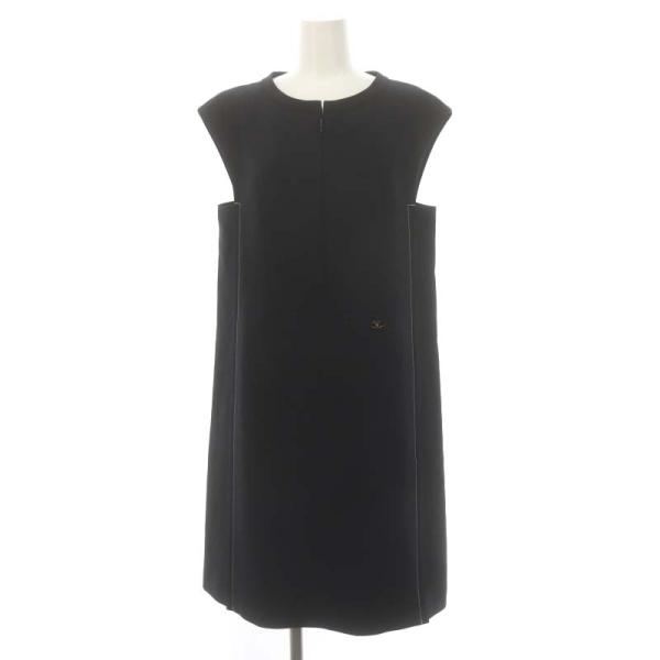 ルネ Rene ジップアップ ステッチ ワンピース ミモレ ロング  