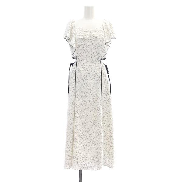 MERCURYDUO マーキュリーデュオ 24SS 配色ラッフルサイドカットアウト 